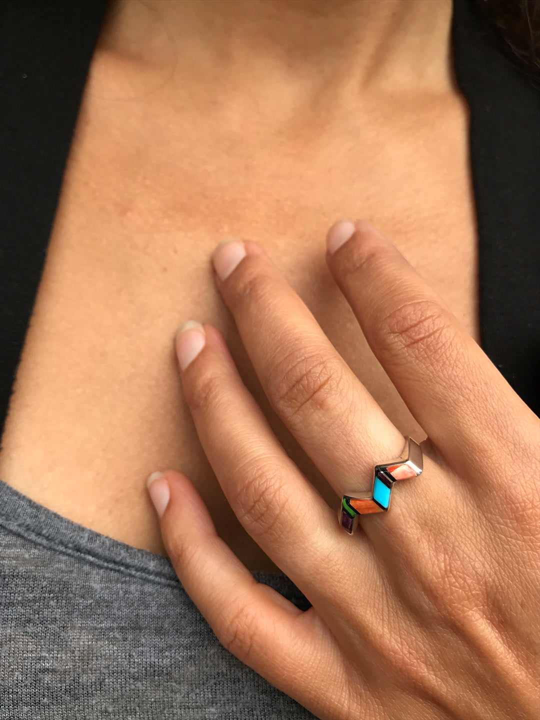 Zuni Inlay Ring