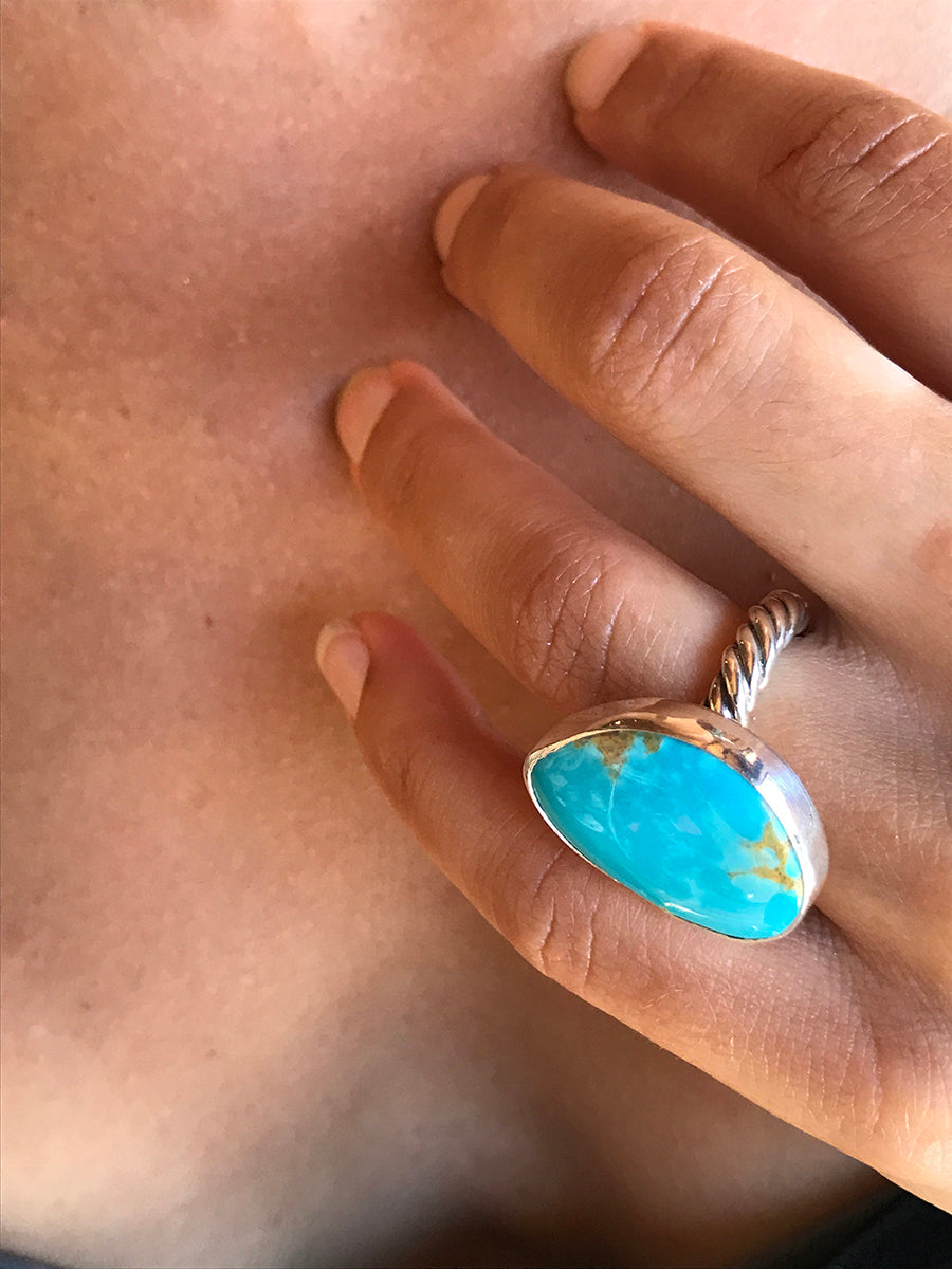 Sterling Silver & Turquoise Ring