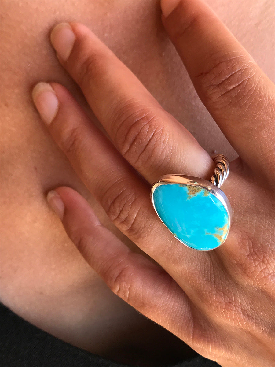 Sterling Silver & Turquoise Ring