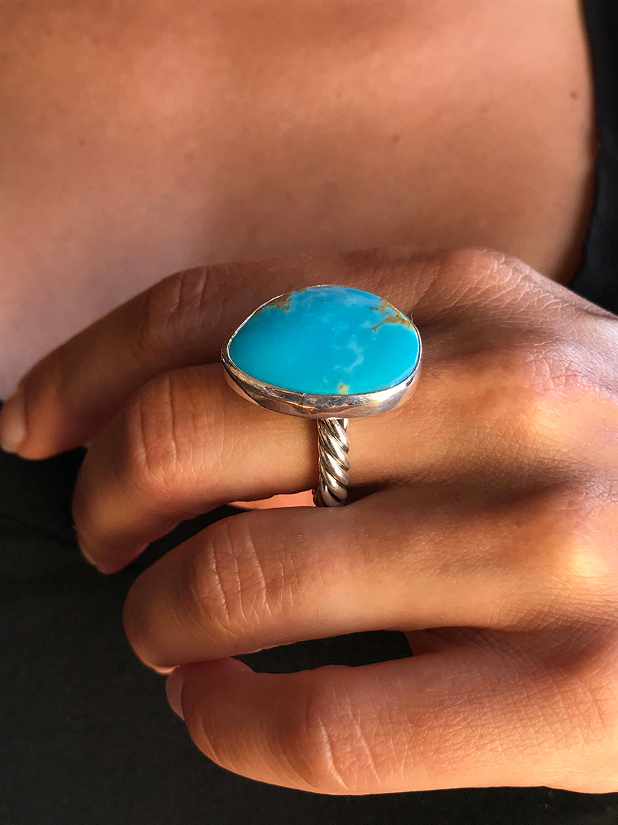 Sterling Silver & Turquoise Ring