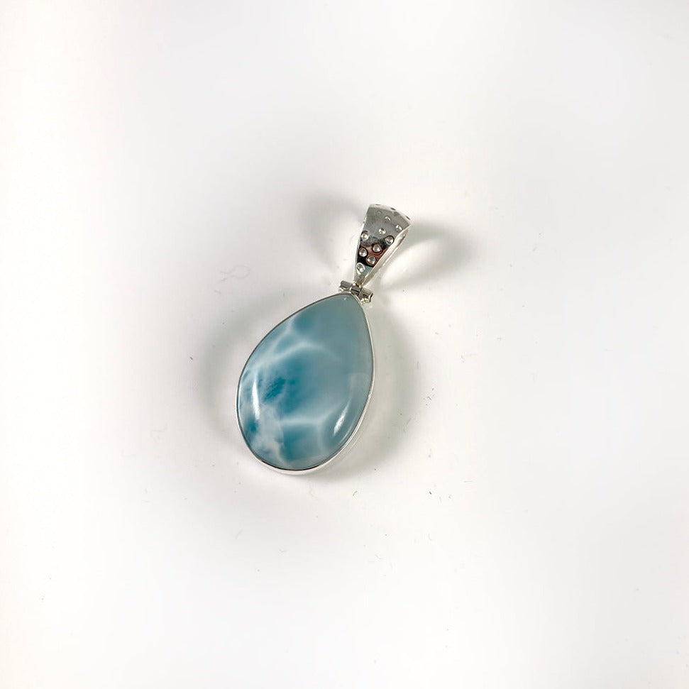 Larimar & Sterling Silver Pendant