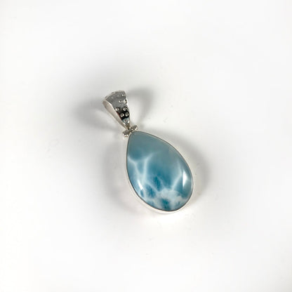 Larimar & Sterling Silver Pendant