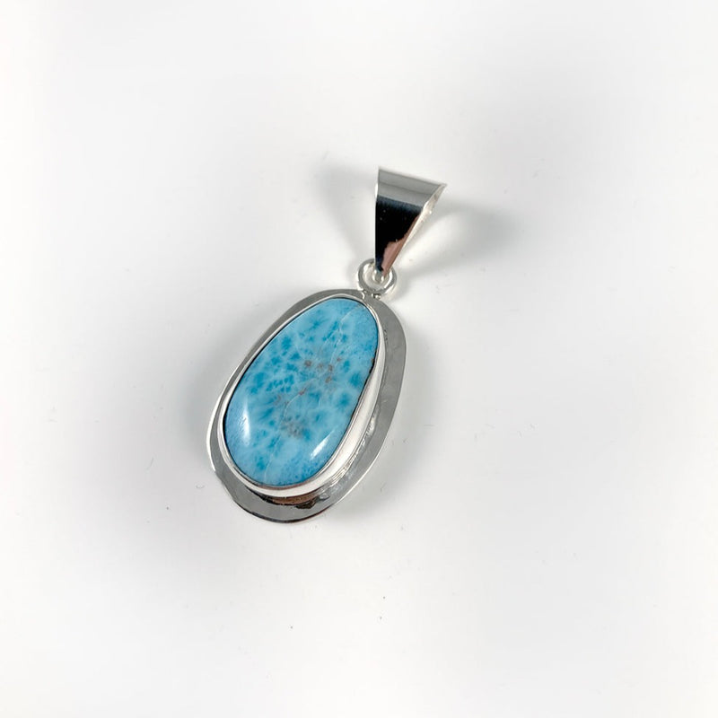 Larimar & Sterling Silver Pendant