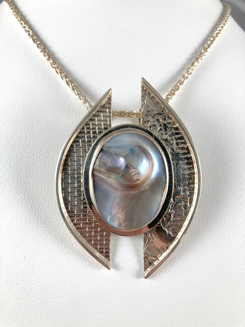 Mother of Pearl & Sterling Silver Pendant