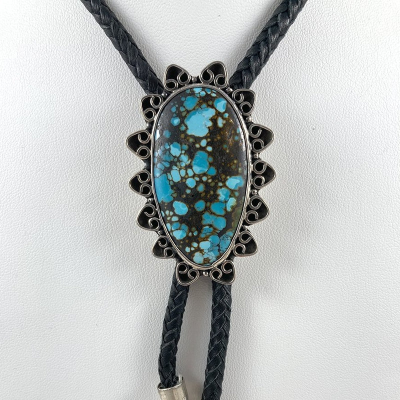 Turquoise & Sterling Silver Bolo Tie