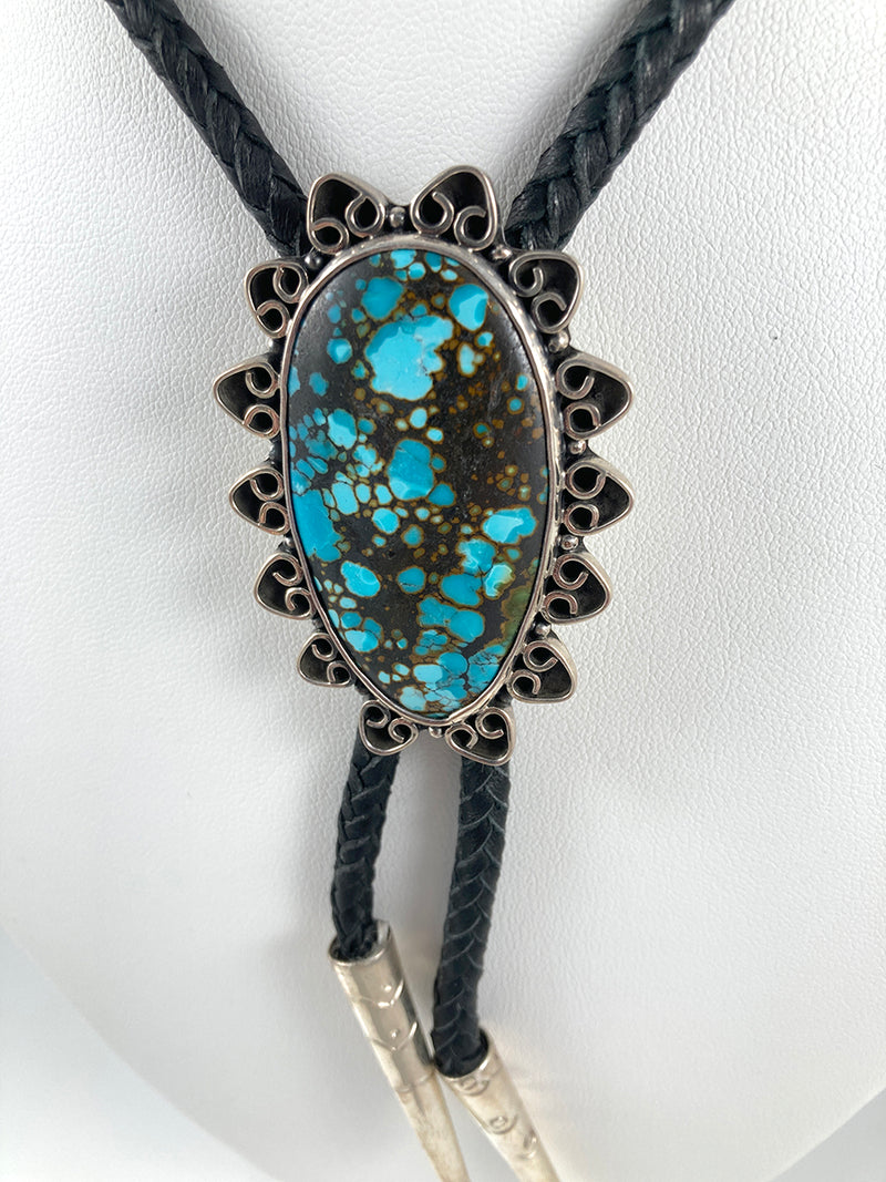 Turquoise & Sterling Silver Bolo Tie