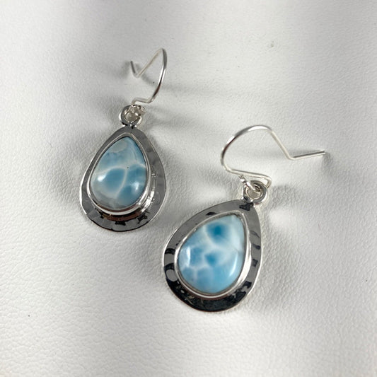 Larimar & Sterling Silver Earrings