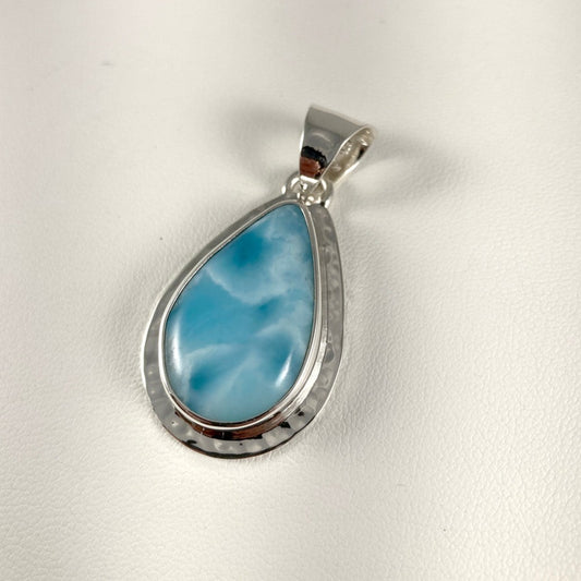 Larimar & Sterling Silver Pendant