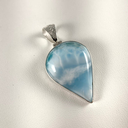 Larimar & Sterling Silver Pendant