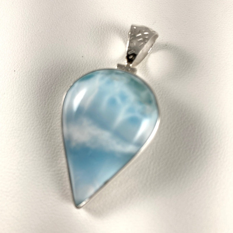 Larimar & Sterling Silver Pendant