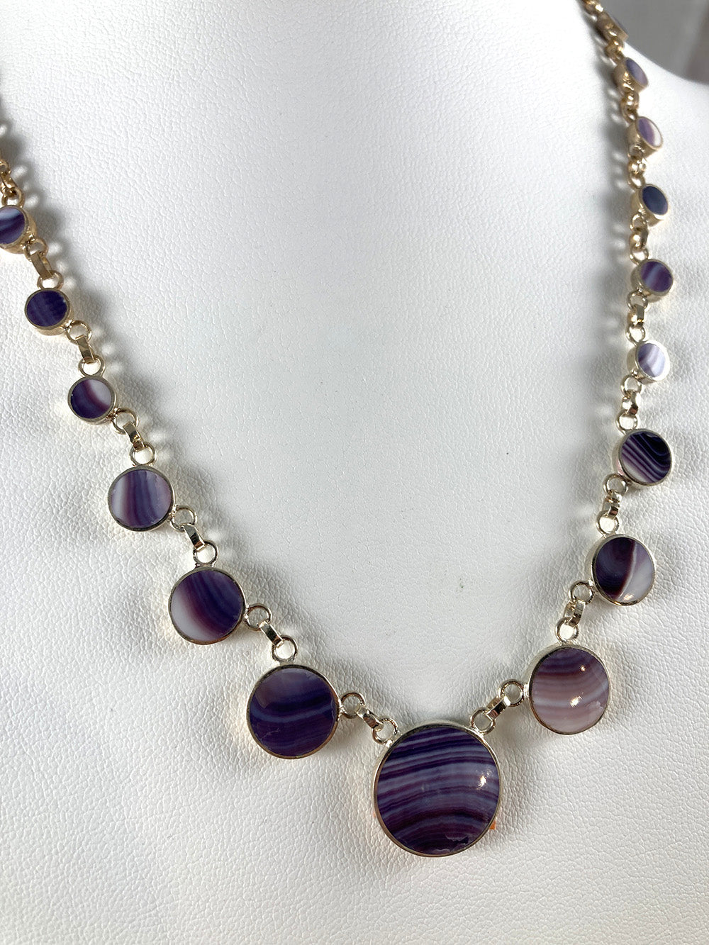 Wampum & Sterling Silver Necklace