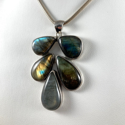 Labradorite & Sterling Silver Pendant