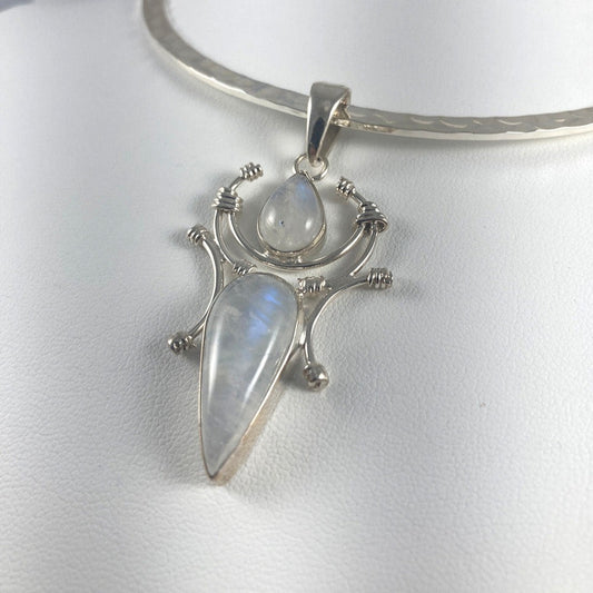 Moonstone & Sterling Silver Pendant