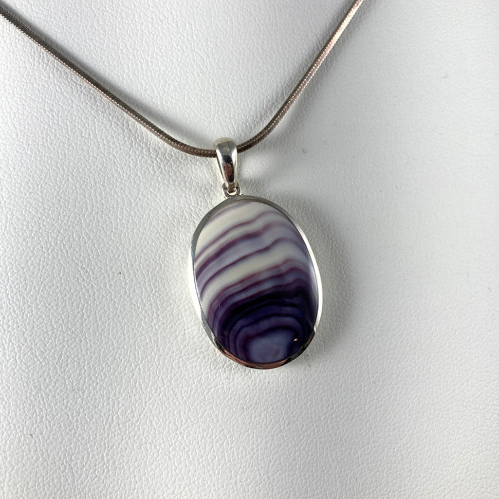 Wampum & Sterling Silver Pendant