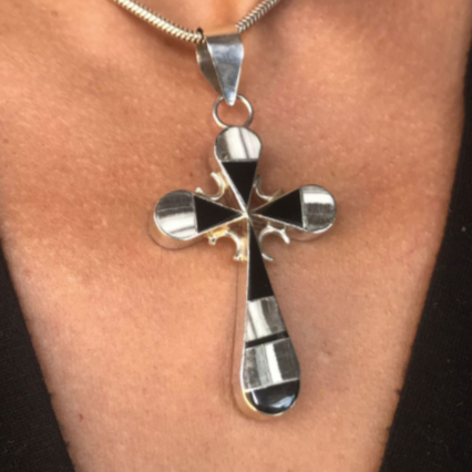 Double-Sided Cross Pendant