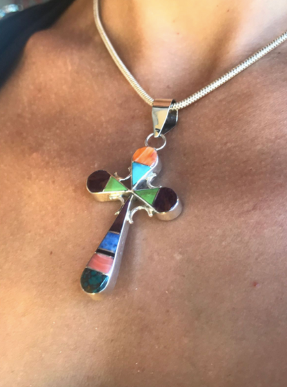 Double-Sided Cross Pendant