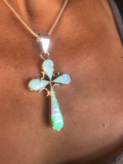 Double-Sided Cross Pendant