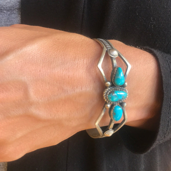 Turquoise & Sterling Silver Bracelet
