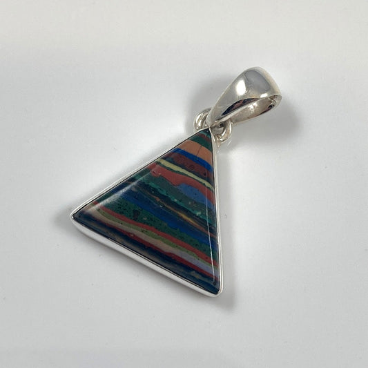 Rainbow Gem Calsilica Pendant