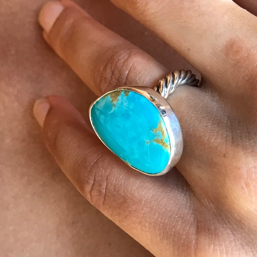 Sterling Silver & Turquoise Ring