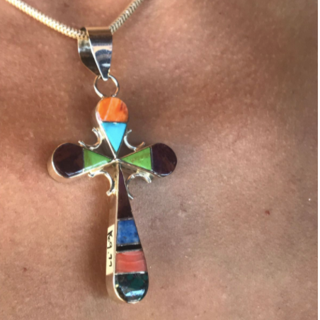 Double-Sided Cross Pendant