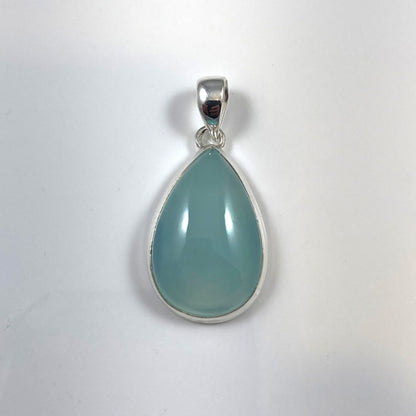 Aqua Chalcedony Pendant