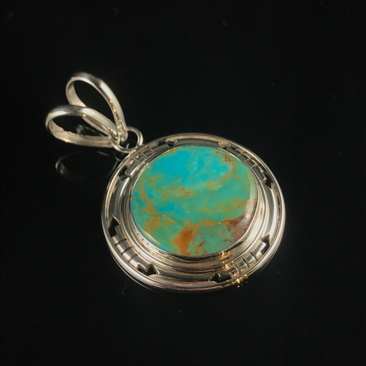 Sterling Silver & Turquoise Pendant