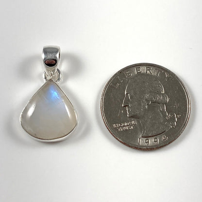 Blue Fire Moonstone Pendant