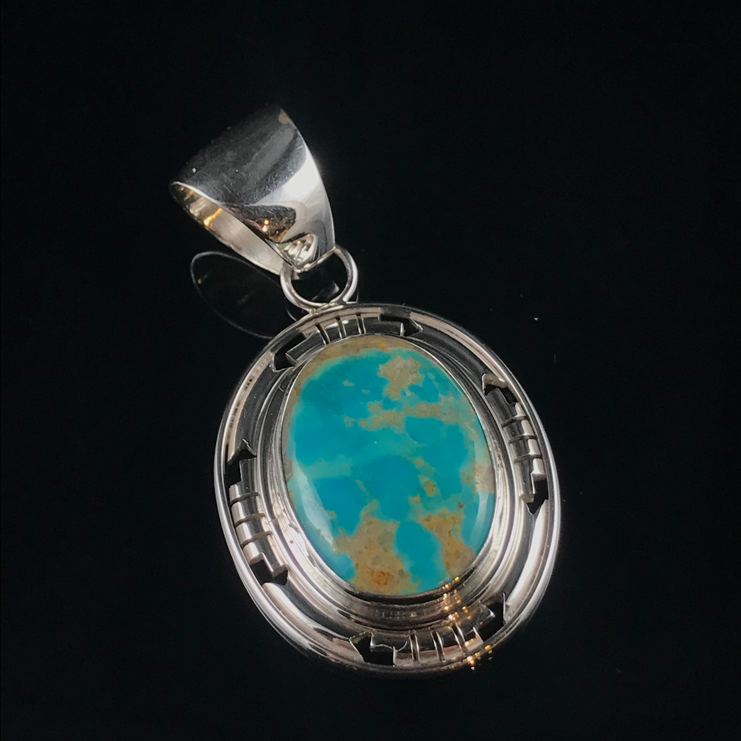 Sterling Silver & Turquoise Pendant